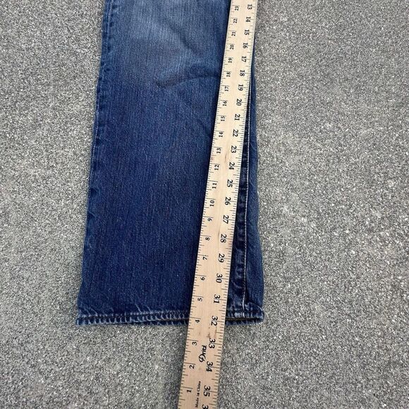 Vintage Polo Ralph Lauren Jeans Mens 34x32 Thompson Loose Fit Slouchy Leg Denim - Picture 4 of 11